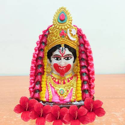 Hitech Hitech Beautiful Statue Idol Maa Tara, Kali Ma, Tara ma Murti for Pooja Decorative Showpiece  -  15.5 cm