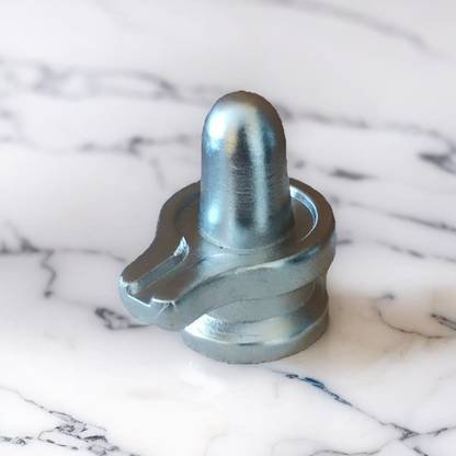 Spirital Original Parad(Mercury) Shivling 60 Grams Decorative Showpiece  -  3 cm