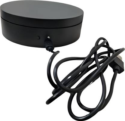 bandhan Rotating Display Stand 360 Degree Electric USB Battery Jewellery Display stand Decorative Showpiece  -  16 cm
