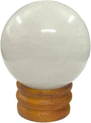 numeroastro Moonstone Ball | Sphere Ball | Crystal Ball for Reiki & Crystal Healing Decorative Showpiece  -  5 cm