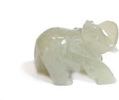 Maureen Natural Green Aventurine Stone Elephant Healing Guardian Statue Figurine Decorative Showpiece  -  4 cm