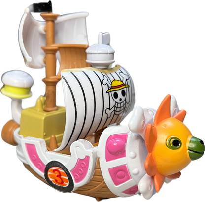 Weeb Corner One Piece Thousand Sunny Ship DIY Model Decorative Showpiece  -  8 cm