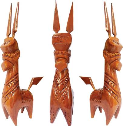 ParamSparsh Bankura Horse (12 Inch) Engraved(Pack of 2) Interior Decor Traditional showpiece Decorative Showpiece  -  30 cm