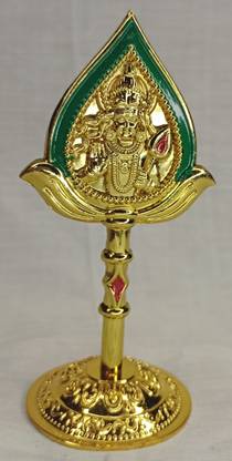 MahiG Enterprises Murugan Vel and OM Vel for Pooja Room Sacred Symbol of Protection Decorative Showpiece  -  10 cm