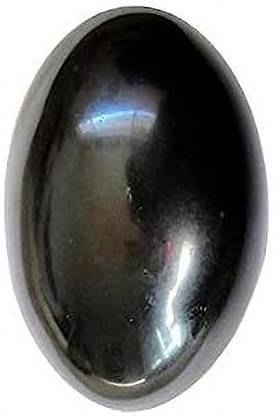 Khushi Traders origanal saligram shila god Vishnu of shaligram/Black Under of tulsi MATA Tree Decorative Showpiece  -  4 cm