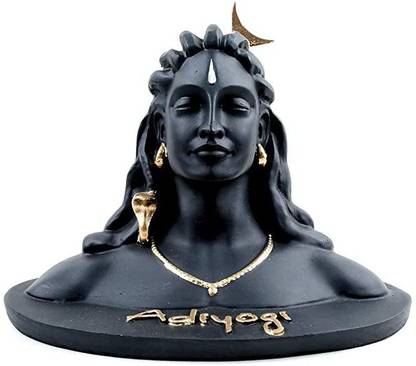 Qweezer New sa-adiyogi-01 Decorative Showpiece  -  15 cm