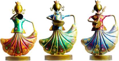 Vandana Collection Musician Figurine Traditional Indian Art Piece Home & Office Decor Decorative Showpiece  -  24 cm
