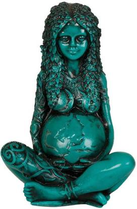 Onkar Green GAIA Mother Earth Figurine Decorative Showpiece  -  11.9 cm