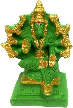 Ayyappantraders Ayyappan Traders Varahi Amman Handmade Idol - Synthetic Resin Decorative Showpiece  -  7 cm
