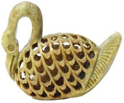 Bel Mestiere Soapstone Duck Decorative Showpiece  -  12.7 cm
