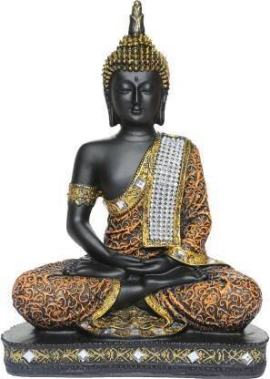 Royalbox Beautiful Vastu Fangshui Religious Idol of Lord Gautama Buddha Statue Decorative Showpiece  -  24 cm