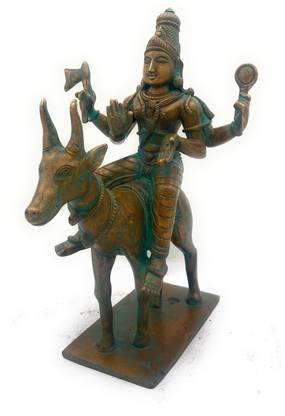 Bhunes Bronze Vayu Dev, Lord Of The Winds, Panchaloham Lord Vayu Dev Idols Decorative Showpiece  -  25 cm