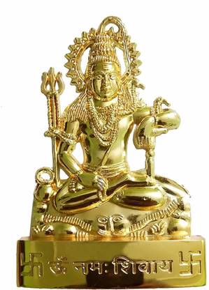 SK Craft Lord Shiva Idol/Lord Shiv Shankar Idol/Lord Mahadev Idol Statue-10x7 (LxW) CM Decorative Showpiece  -  10 cm