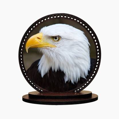 Giftlab Positive Vibes Motivation Eagle Car Dashboard Idol And Home Decor Showpiece Decorative Showpiece  -  8 cm