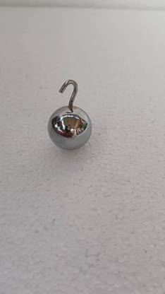 Kambojtraders 1 inch Drilled mild Steel Ball - Pendulum Demonstrations Decorative Showpiece  -  1 cm