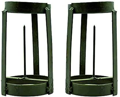 Adithya Essentials Adithya Essentials Banana Stem Stand Green Decorative Showpiece  -  10 cm