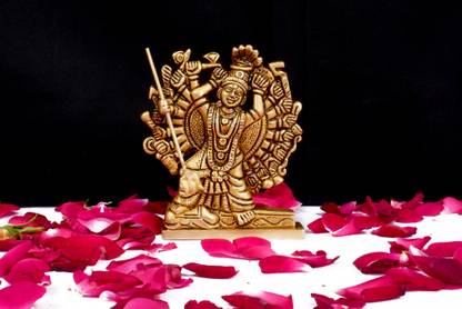 Shreeyash Brass Saptashrungi Devi idol | Murti | Home Decorative item & showpiece Decorative Showpiece  -  10.1 cm