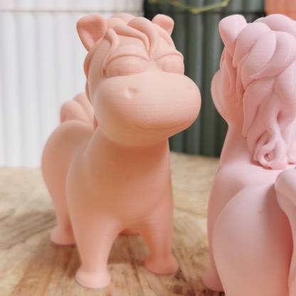 celestial crafts “Adorable Unicorn Figurines - Perfect for Gifts and Collectibles” Set of 2 Decorative Showpiece  -  6 cm