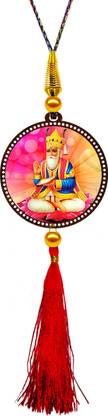 Pawandeep Jhulelal Ji Hanging for Car & Home Decorative Showpiece  -  3 cm