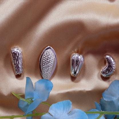 om chirag creation om chirag creation Silver Dry Fruits for pooja bhog - 90%-92.5% Pure Decorative Showpiece - 1.4 cm