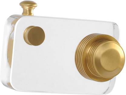 Lyla Transparent Crystal Ornament Sculpture Camera Statue for Desktop Bedroom L Decorative Showpiece  -  10 cm