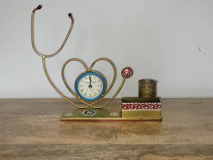 Cennet Craft Metal Stethoscope For Table Decor Decorative Showpiece  -  31 cm