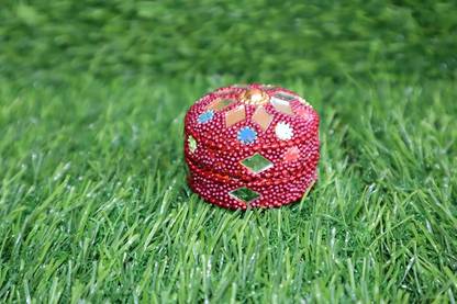 salvusappsolutions Metal Multiclolor moti sindoor dibbi (White, 1x 1.5 inch), Any color Decorative Showpiece  -  2 cm