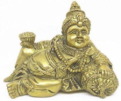 Plus Value Lord Kubera God of Wealth Decorative Showpiece  -  8 cm