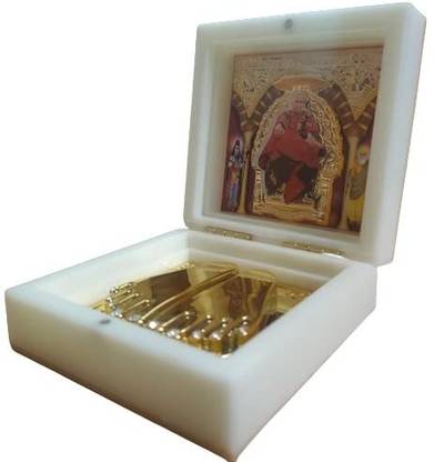 RK Basics Guruji Charan Swaroop Decorative Showpiece  -  4 cm