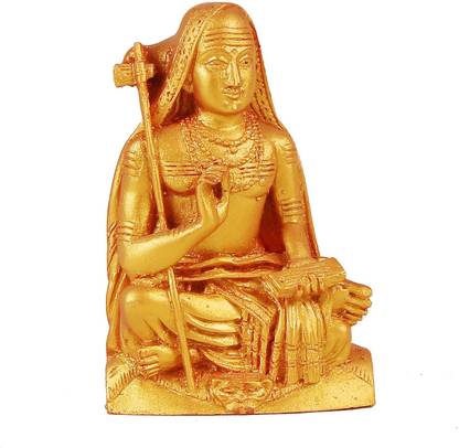 NAVARANG SMARANIKA ADI SHANKARACHARYA 4 INCH STATUE Decorative Showpiece  -  12 cm