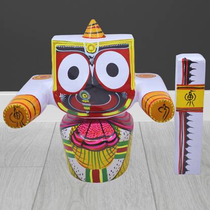 Jagannath World Exquisite Shree Jagannath Sudarshan Chakra Statue - Order Today Decorative Showpiece  -  25 cm