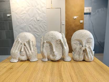 vastushilp Set Of 3 Emo Decorative Showpiece  -  17 cm