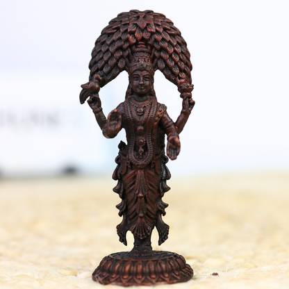 Bhunes Copper Vasavi Kanyaka Parameshwari Devi Idol – Divine Goddess Statue For Home Decorative Showpiece  -  8 cm