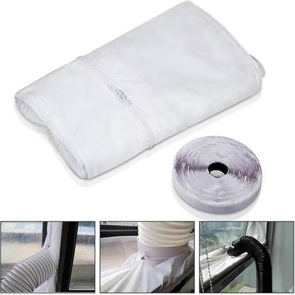 BNF Ac Vent Kit Adhesive Fastener Door Seal Window Air Conditioning Cloth Decorative Showpiece  -  12 cm