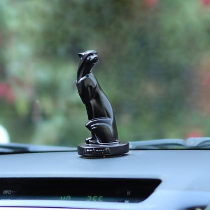 ARTARIUM Resin Black Panther Showpiece for Car Dashboard Decorative Showpiece  -  9.98 cm