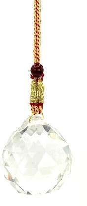 Plus Value Swarovski Crystal Ball for Positive Energy at Home or Office Decorative Showpiece  -  2.5 cm