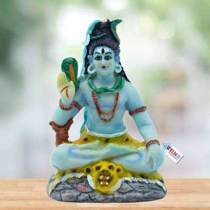 welno international Shiv Ji/Lord Shiva Idol, Mahadev Murti for Car Dashboard डेकोरेटिव शोपीस  -  11 cm