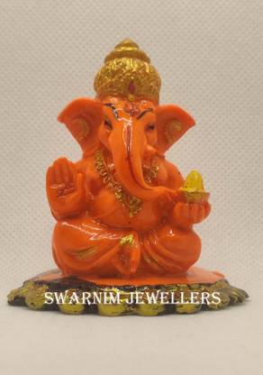 Swarnim Jewellers Ganesh 2.5 Inches Decorative Showpiece  -  6.5 cm