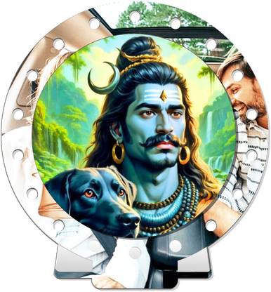 GiftsRange Bhairav Ji Kaal Batuk Bhairav Car Dashboard Idol Premium Decorative Showpiece  -  8 cm