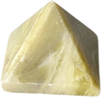 Maitri Export Serpentine 0.5 Inch Pyramid Decorative Showpiece  -  1 cm