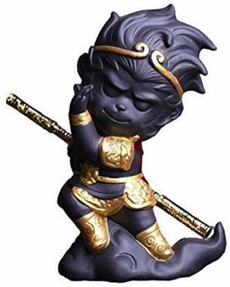 KINGZHUO Collectible Dolls Figurines Monkey King Figurine Sun Wukong Figures Statue Decorative Showpiece  -  11 cm