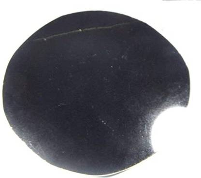 Zoltamulata Black Obsidian Mirror Scrying Mirror Vaastu Decorative Showpiece  -  5 cm