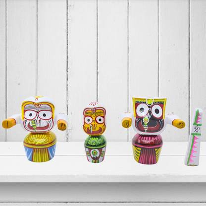 Jagannath World Small Jagannath Statue Collection Decorative Showpiece  -  10 cm