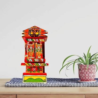Rajputana Arts Wooden Kavad (hand painted) Decorative Showpiece  -  19 cm