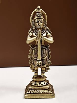 Kuber Handicraft 6" Shri Hanuman in Namaskara Mudra Decorative Showpiece  -  15 cm