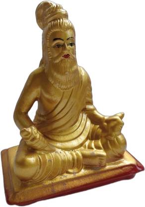 AATHI TRADERS AATHI Traders - Handicrafted Tiruvalluvar Idol - Statue (Thiruvalluvar moorthi) Decorative Showpiece  -  20 cm