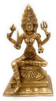 Bhunes Goddess Mariamman Idol Mariyamman Devi Statue Decorative Showpiece  -  15 cm