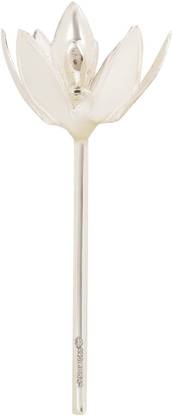 Osasbazaar Silver Champa Flower- 97%-99% Pure BIS Hallmarked Decorative Showpiece  -  5.6 cm