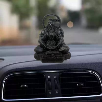 Digital Comm Lord Hanuman Ji Dhyan Mudra Meditation For Home Car Dashboard Decorative Showpiece  -  11 cm