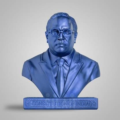 silaii Dr. B.R. Ambedkar 8 Inch Blue Sculpture Decorative Showpiece  -  20.32 cm